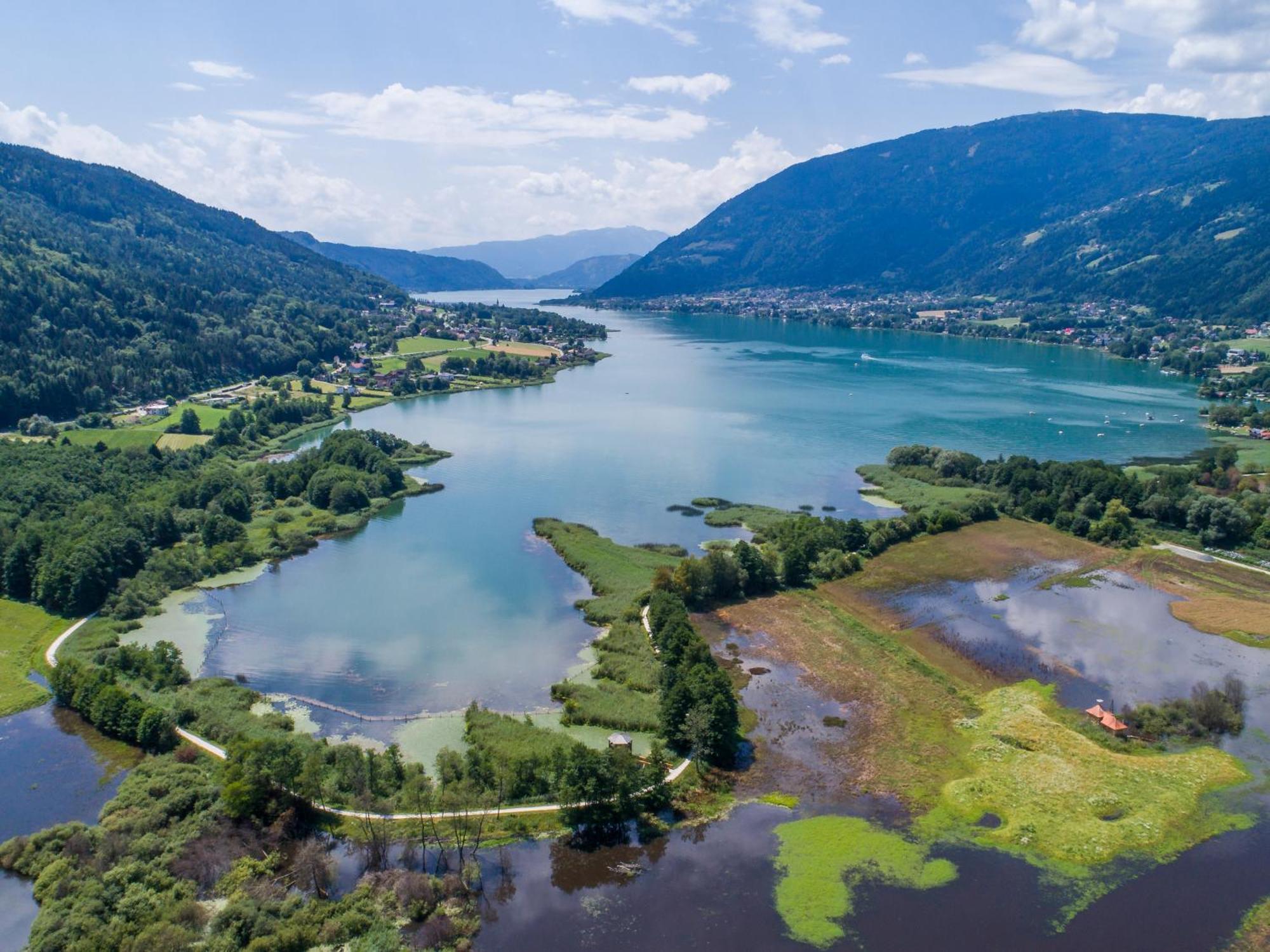 Direkter Seezugang Am Ossiacher See, Radfahren, Wandern & Erlebniscard 菲拉赫 外观 照片
